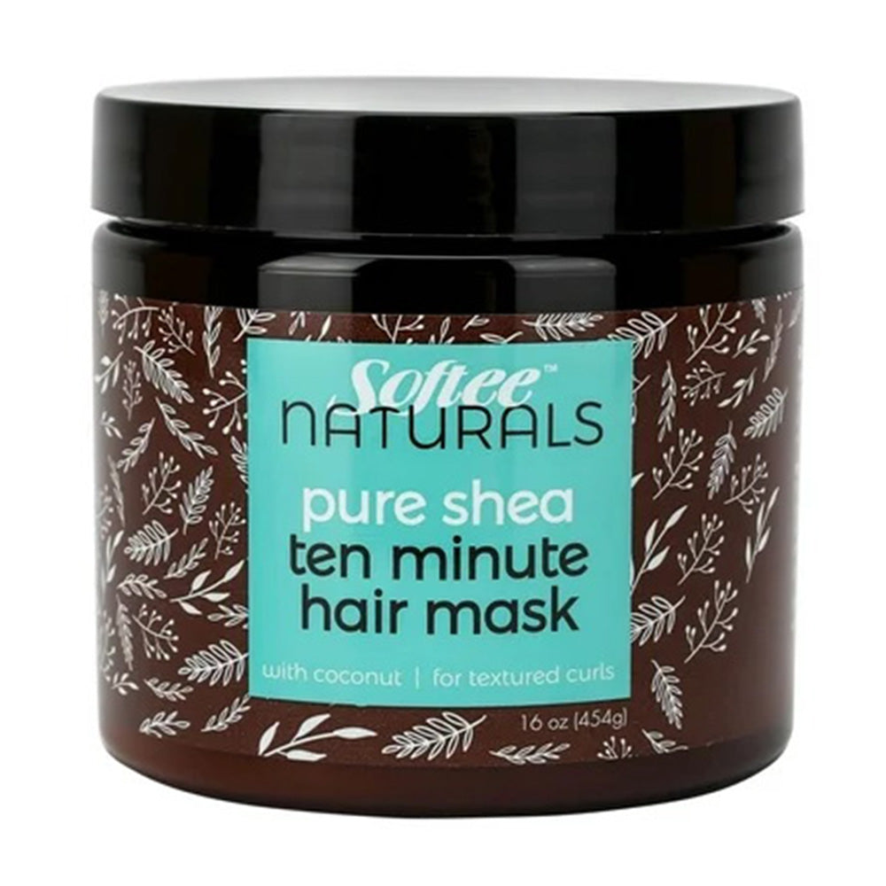 Softee Naturals Pure Shea Ten Minute Hair Mask 16Oz (454g)